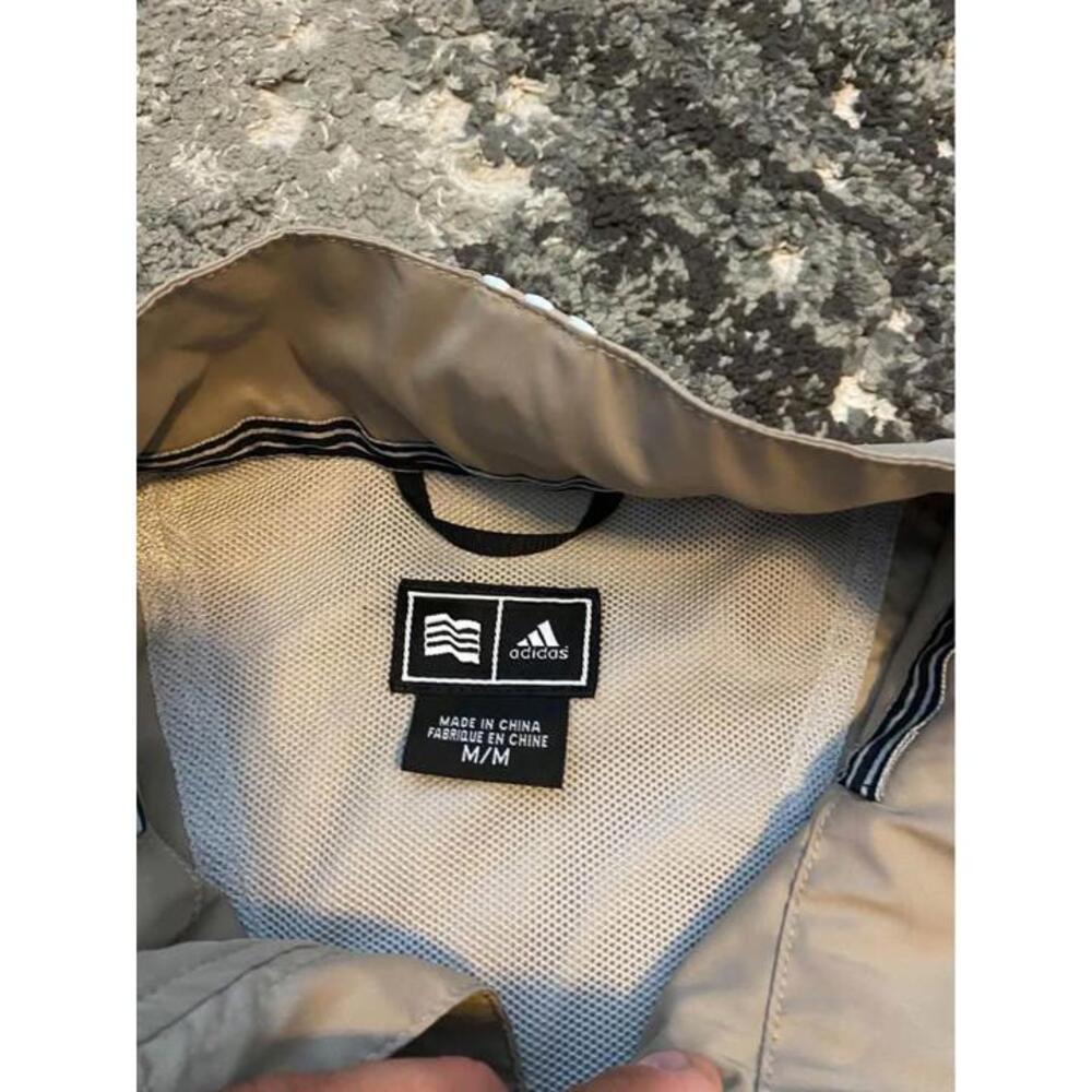 Adidas Men's 1/4 Zip Pullover Jacket - Medium - Picture 4 of 5